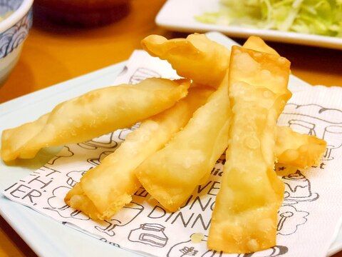 餃子の皮でチーズの包み揚げ★揚げ焼きで簡単